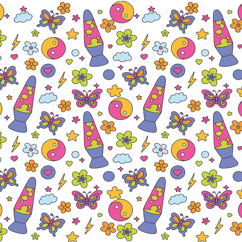 Groovy Lava Lamp Glass Cups