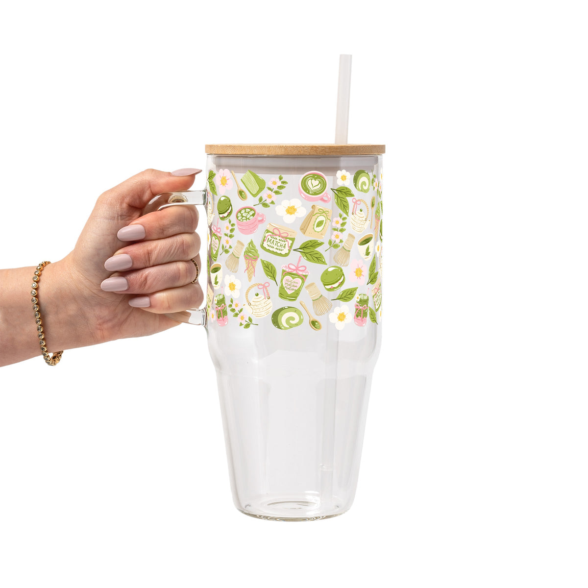 Matcha Moments Glass Cups