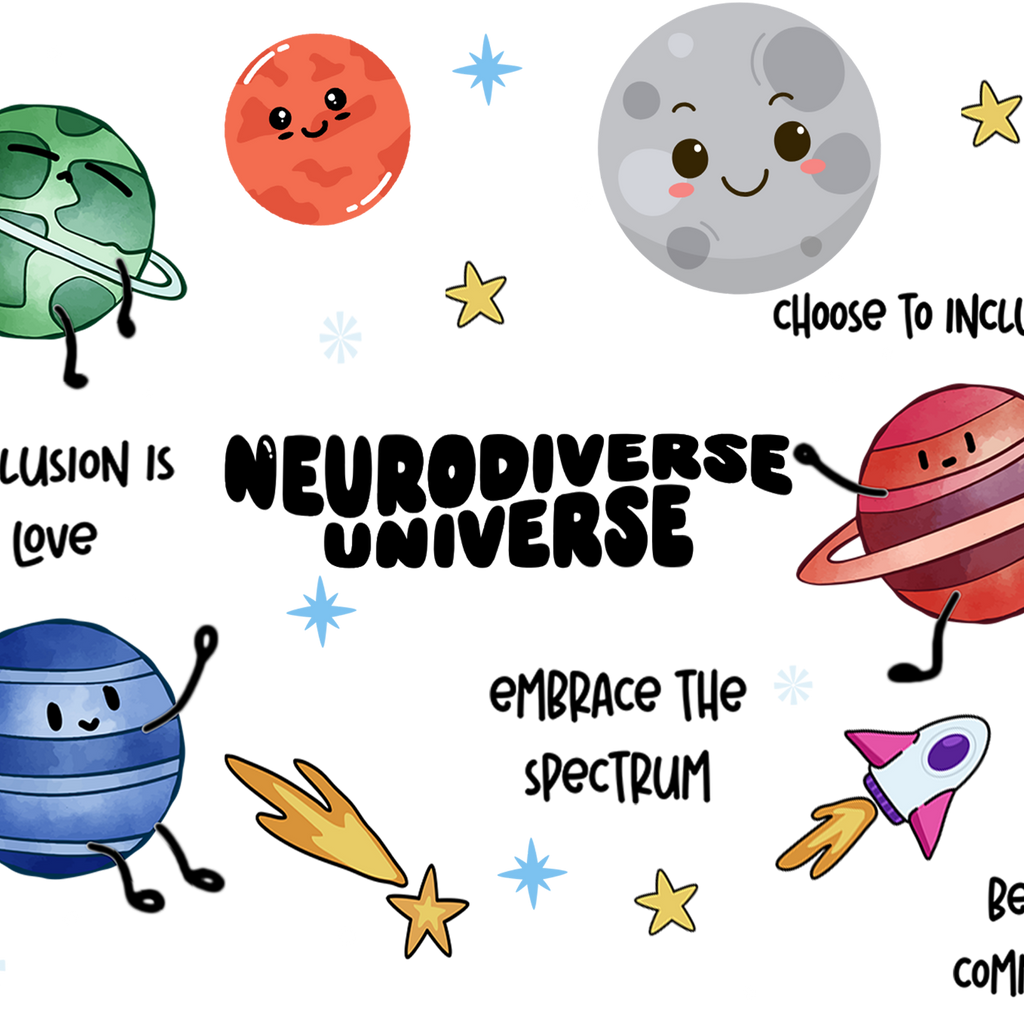 Neurodiverse Universe Glass Cups