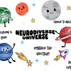 Neurodiverse Universe Glass Cups