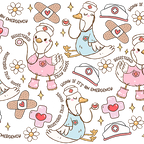 Registered Silly Goose Glass Cups