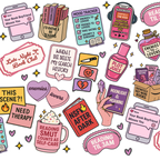 Spicy Book Lover Glass Cups