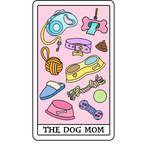 Dog Mom Tarot Glass Cups