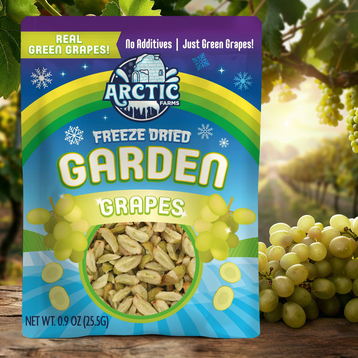 Freeze Dried Green Grapes