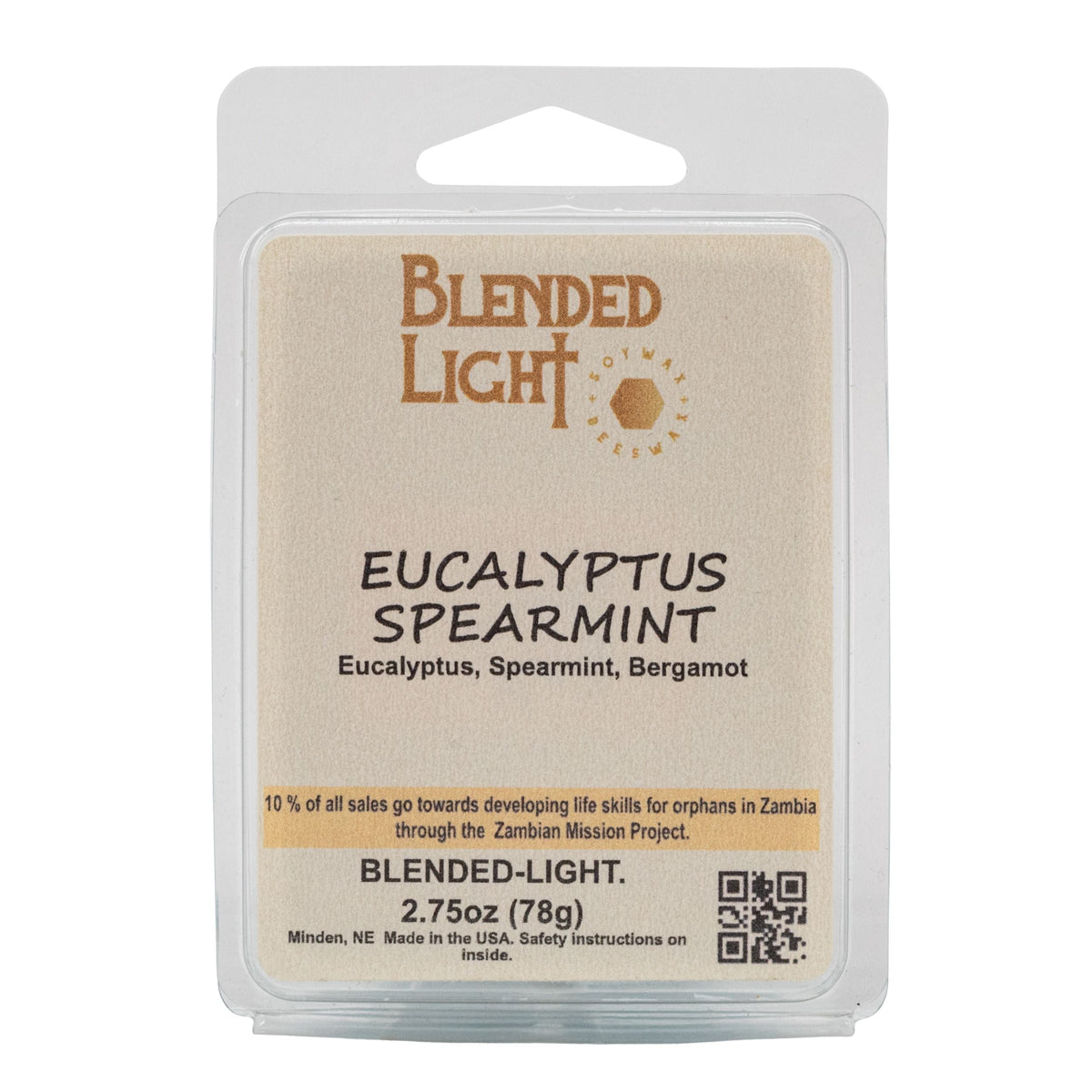 Eucalyptus Spearmint Scented Wax Melts | 2.75 oz | Blended Light