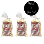 Peppermint White Chocolate Covered Kettle Corn | Pack of 3 | 5 oz | Non-GMO | Gold Dust Kettle Corn