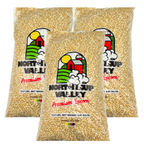 White Un-Popped Popcorn Kernels | 12.5 lb | Pack of 3 | Non-GMO | Popcorn County USA | North Loup Valley