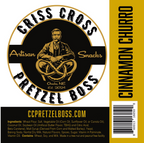 Cinnamon Churro Flavored Pretzels | 10 oz | Criss Cross Pretzel Boss