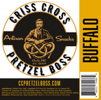Buffalo Flavored Pretzels | 10 oz | Criss Cross Pretzel Boss