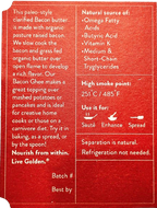 Grass-Fed Bacon Ghee | Ahara Rasa
