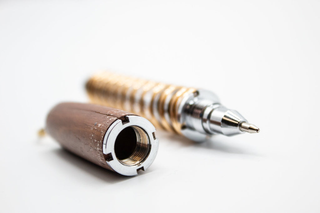 SALE | Shock Absorber Pen | Dark Stained | Handmade