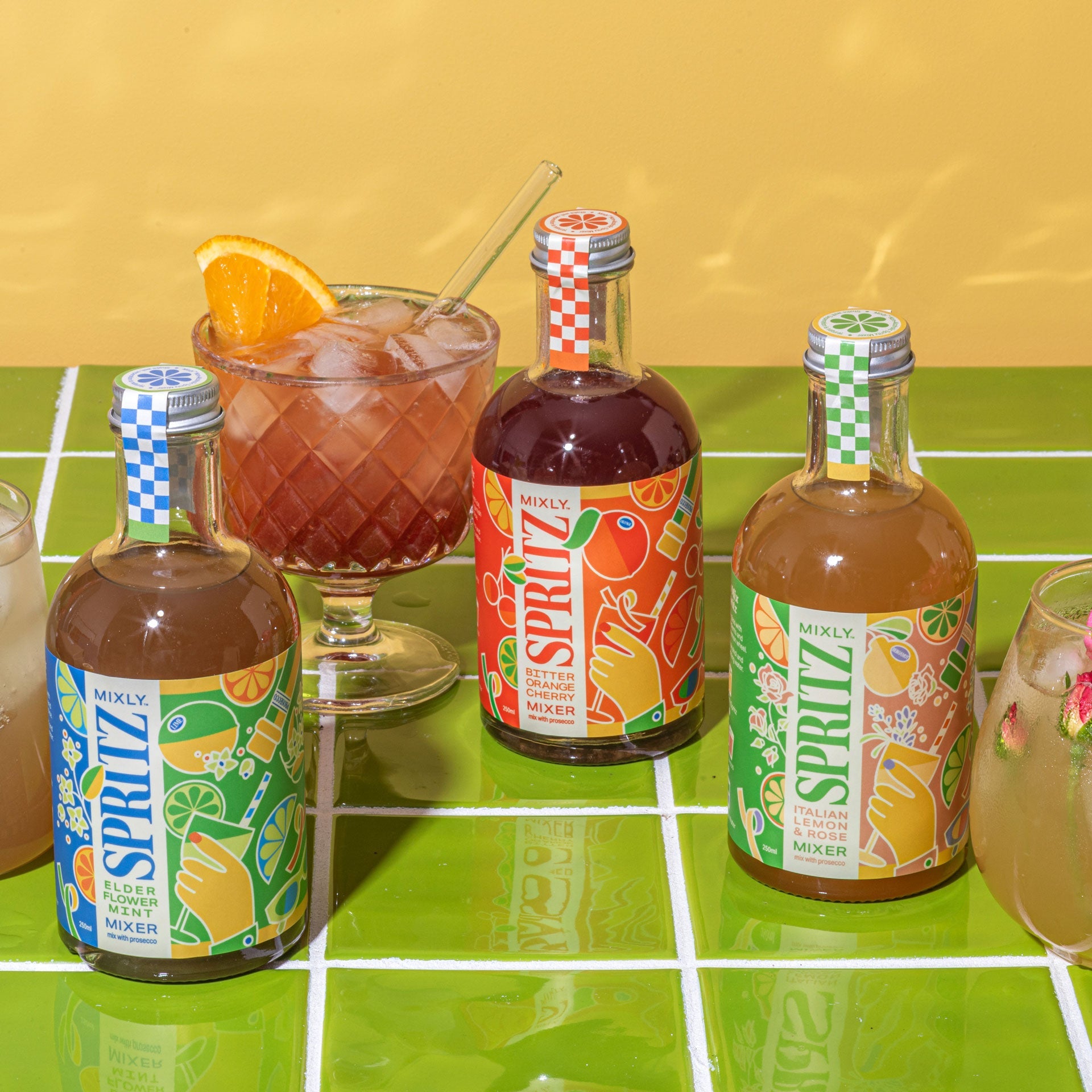 Elderflower Mint Spritz | Non Alcoholic Cocktail & Mocktail Mixer
