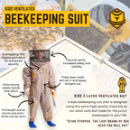 Sting Stopper Kids Ventilated Beekeeping Suit