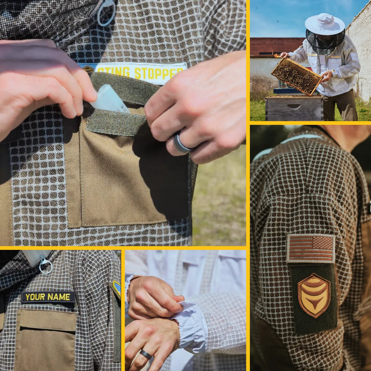Sting Stopper Professional Ventilated Beekeeping Jacket - Beekeeper White
