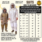 Sting Stopper Professional Ventilated Beekeeping Suit - Beekeeper White