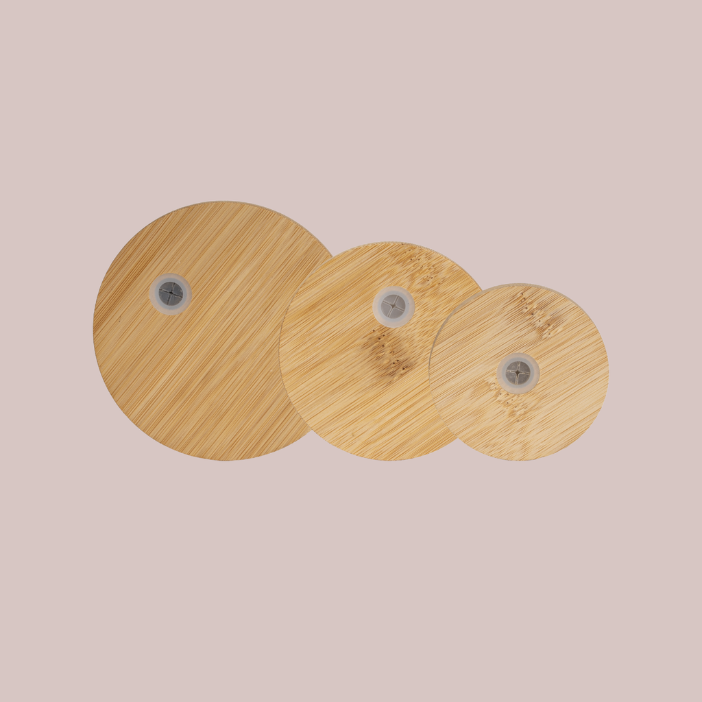 Replacement Bamboo Lids for 16oz, 17oz, 32oz & 40oz Cups
