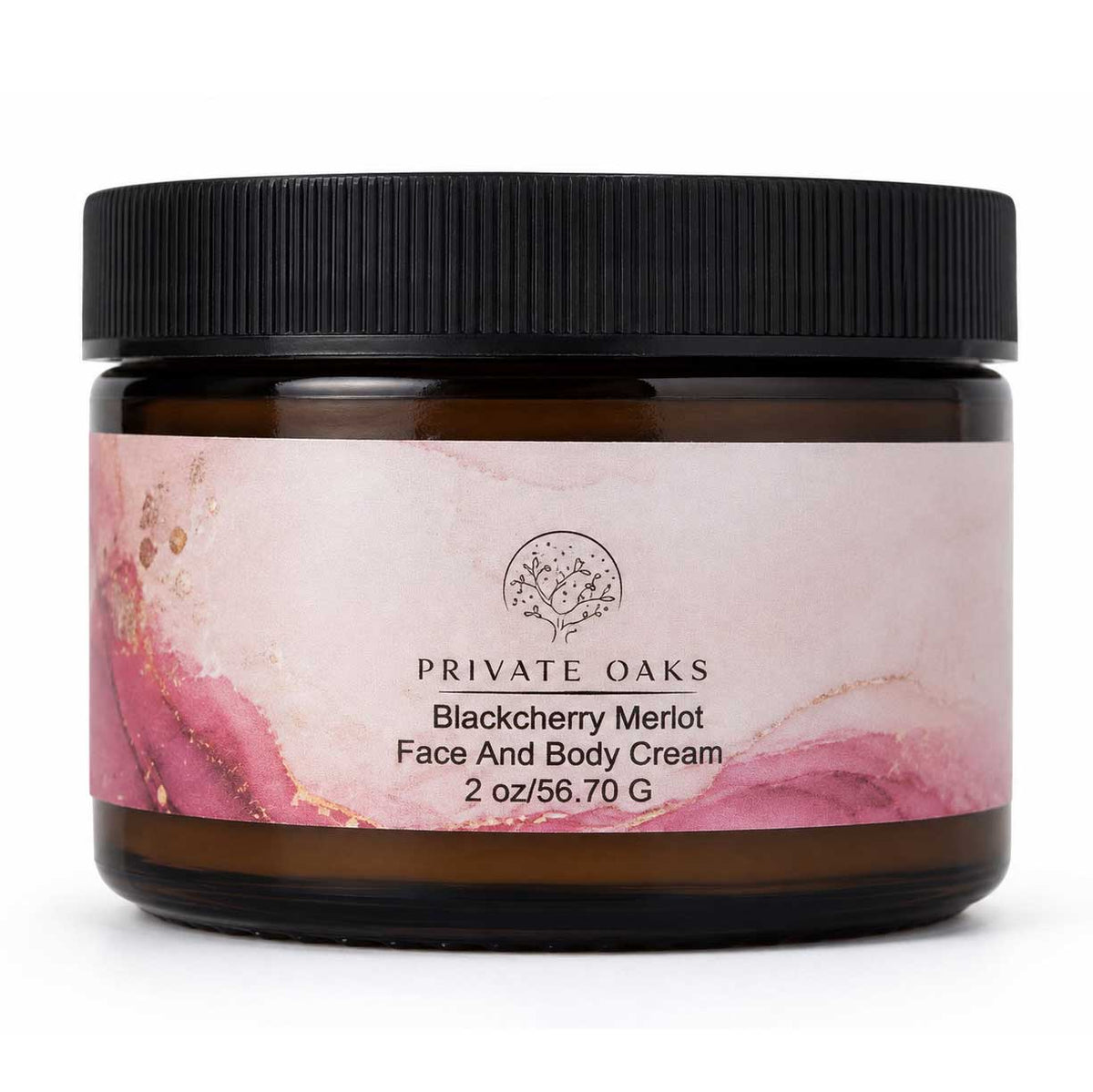 Blackcherry Merlot Face & Body Cream | 2 oz | Multiple Skin Types | Private Oaks Soap Co.