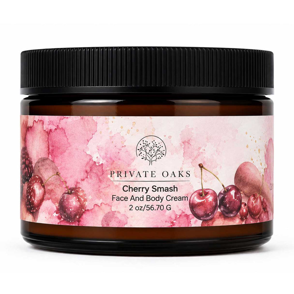 Cherry Smash Face & Body Cream | 2 oz | Multiple Skin Types | Private Oaks Soap Co.