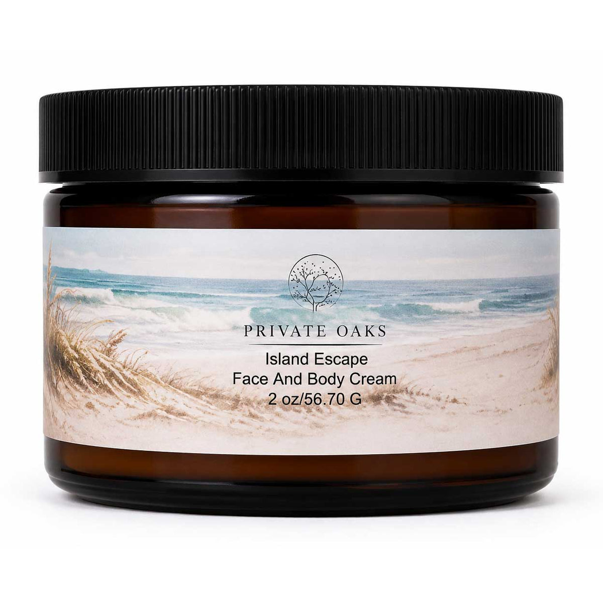 Island Escape Face & Body Cream | 2oz | Multiple Skin Types | Private Oaks Soap Co.