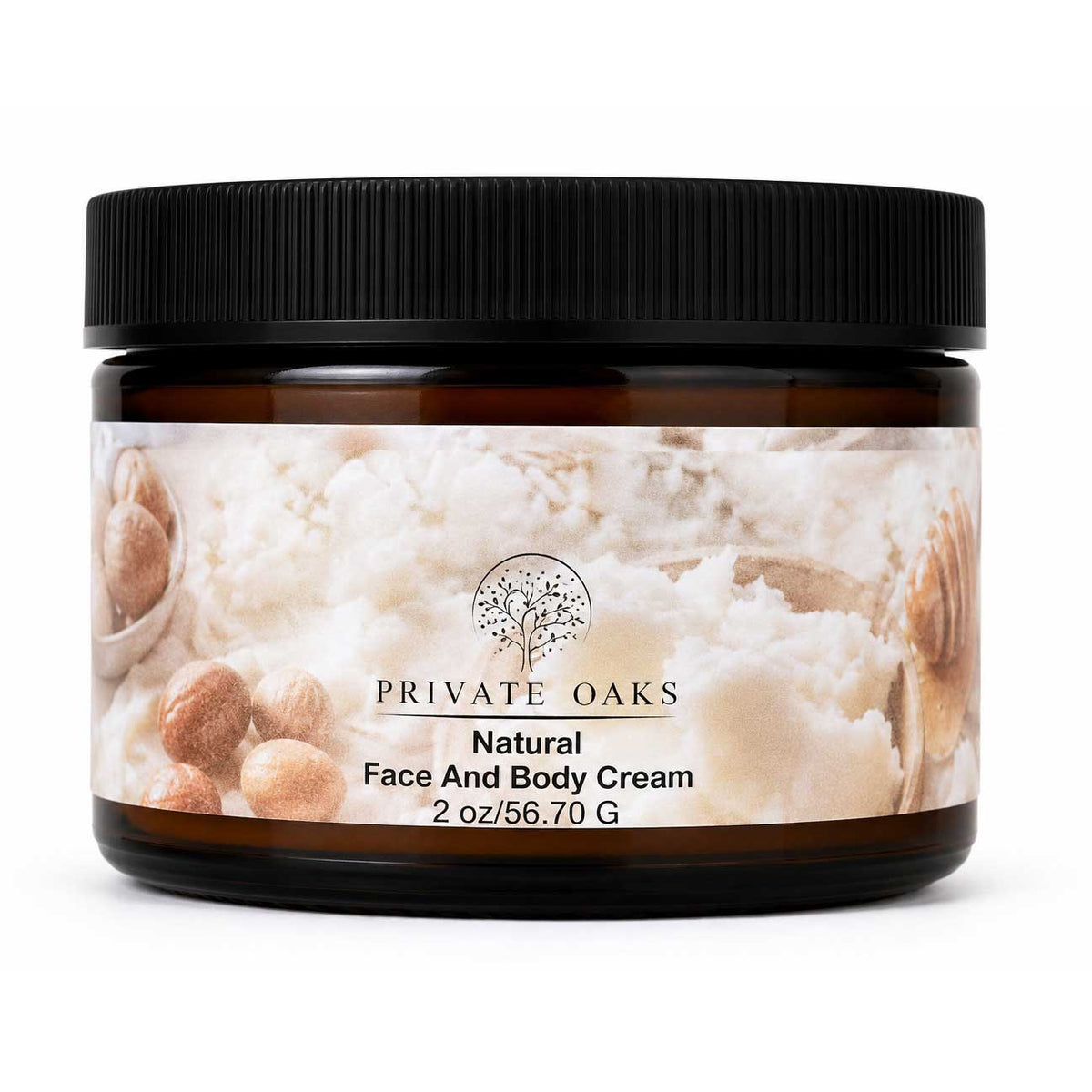 Natural Face & Body Cream | 2 oz | Multiple Skin Types | Private Oaks Soap Co.