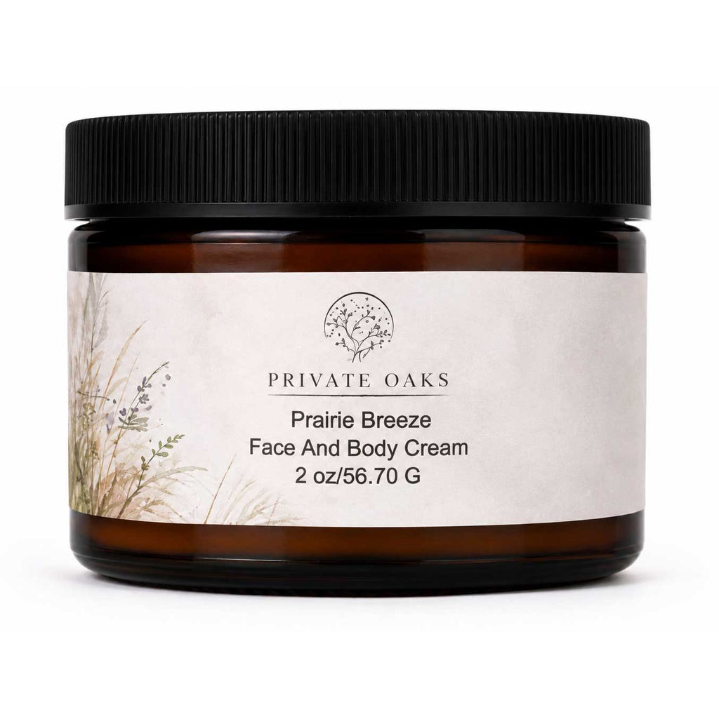 Prairie Breeze Face & Body Cream | 2oz | Multiple Skin Types | Private Oaks Soap Co.