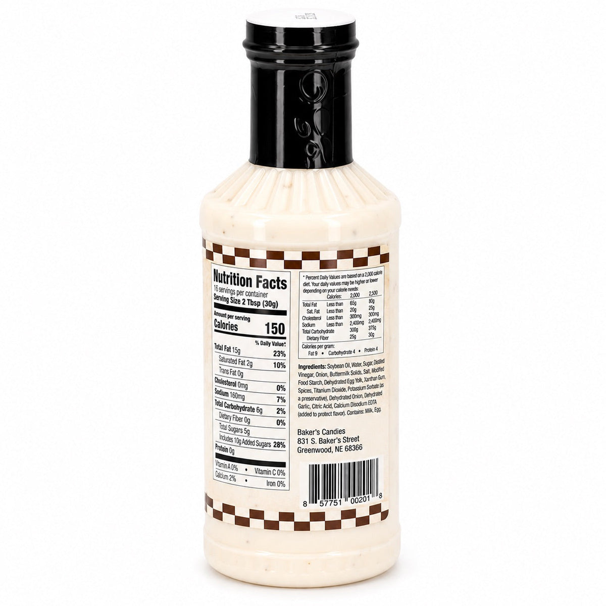 Sandhills Dressing Bundle | 16 oz | Sweet Onion & Sweet Ranch | Gluten Free | Baker's Candies