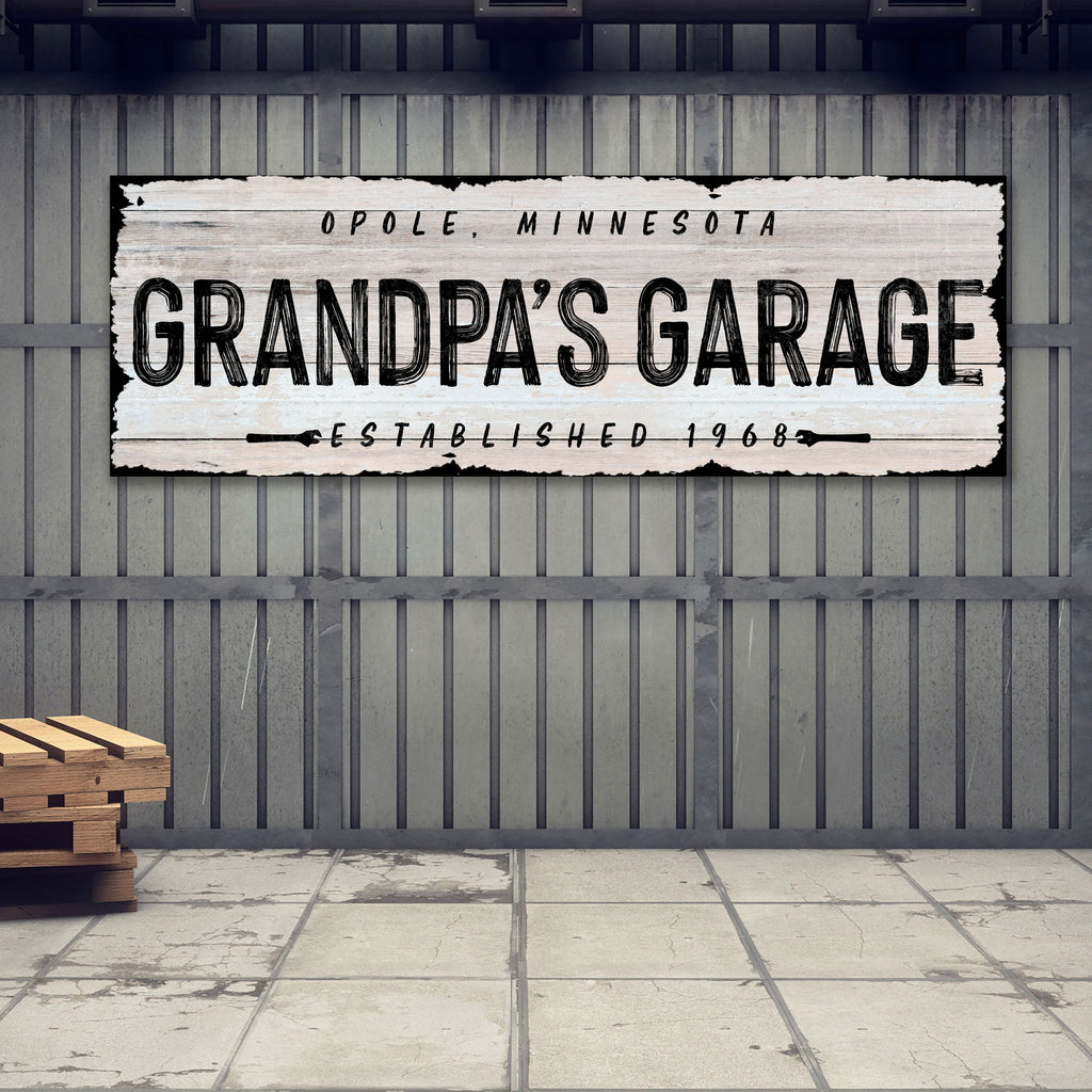 Grandpa Garage Sign II