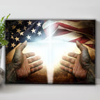 American Faith Canvas Wall Art