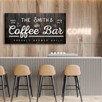 Family Coffee Bar Sign