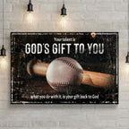 Your Baseball Talent Is God's Gift Sign II