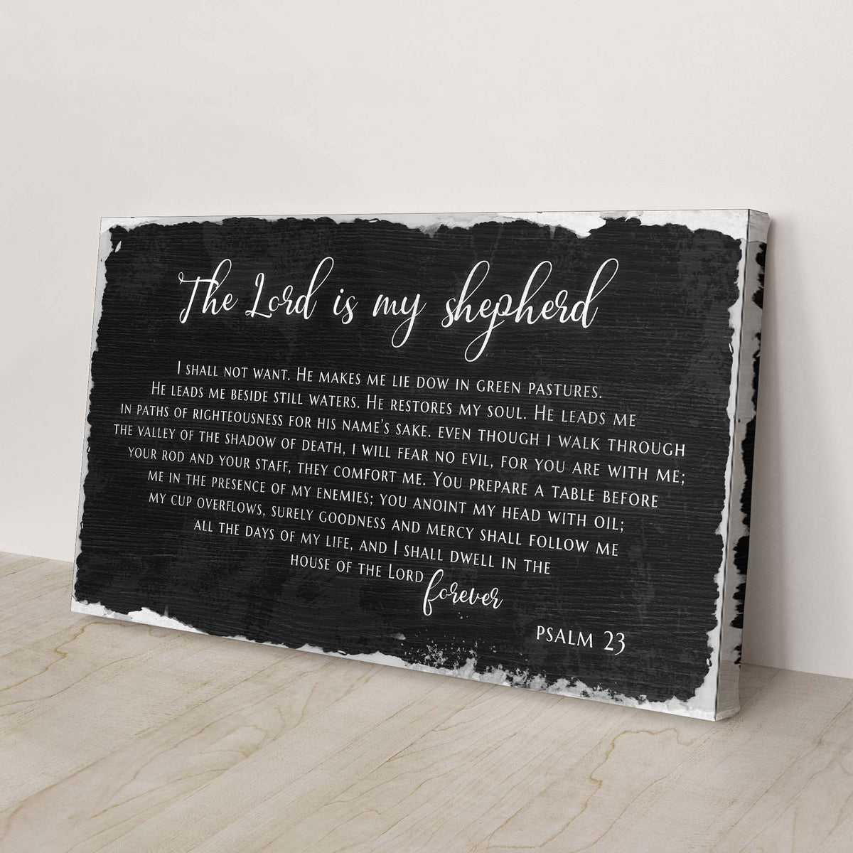 Psalm 23 - The Lord Is My Shepherd Sign IV