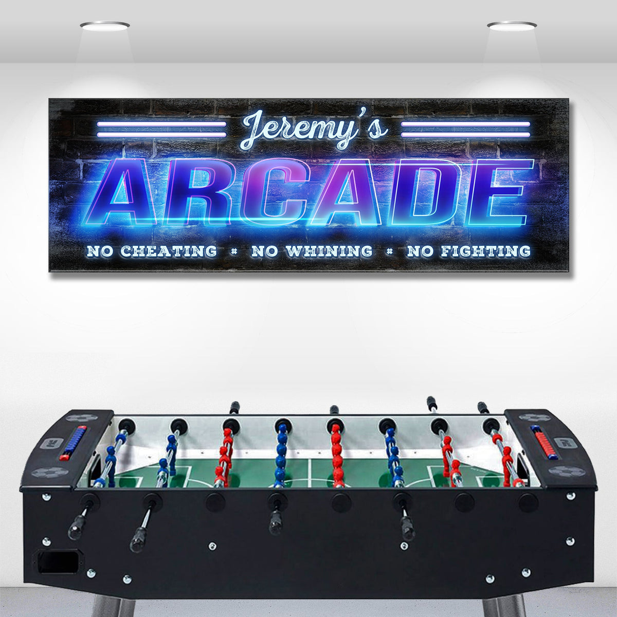 Arcade Family Sign
