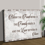 Bless Our Food, Family, And Love Sign