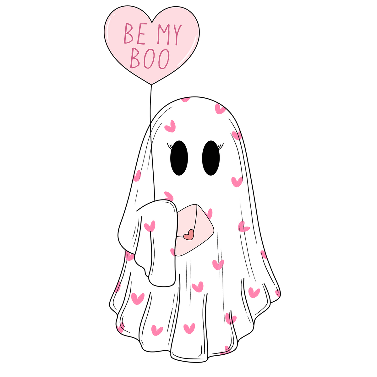 Be My Boo Ghostie Glass Cups