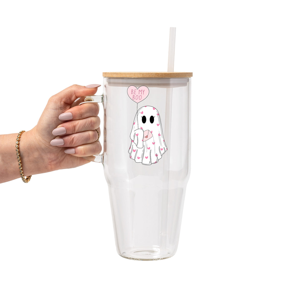 Be My Boo Ghostie Glass Cups