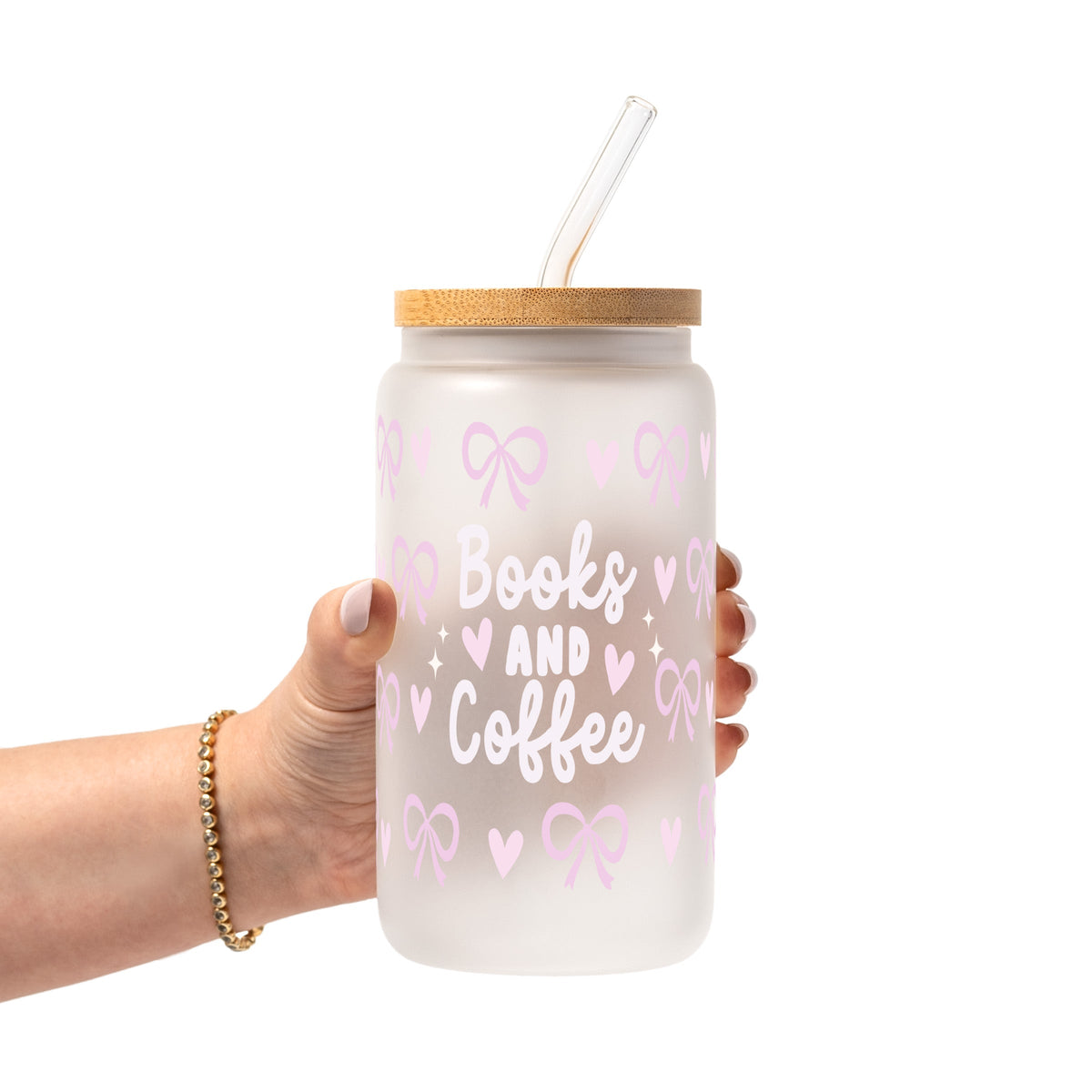 Coquette Books + Coffee Glass Cups