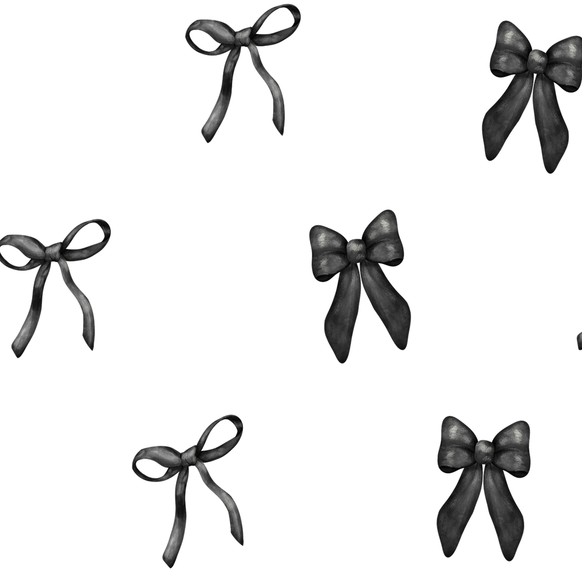 Black Coquette Bows Glass Cups