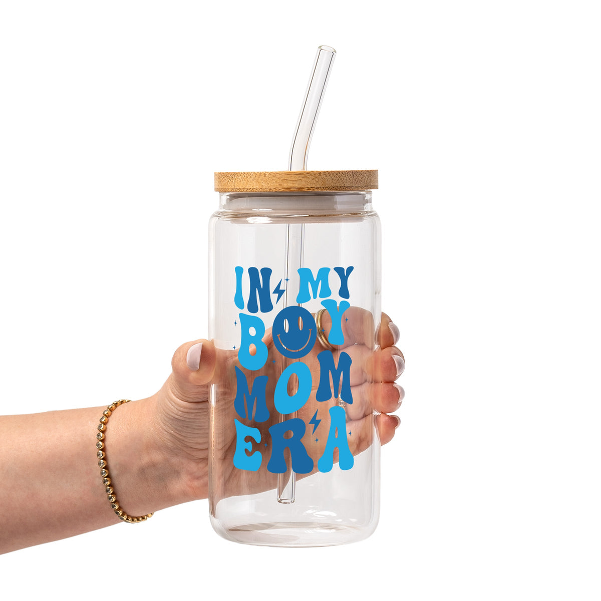 In My Boy Mom Era Glass Cups