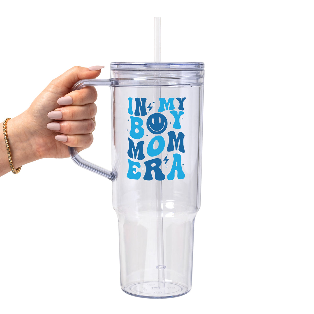 In My Boy Mom Era Glass Cups