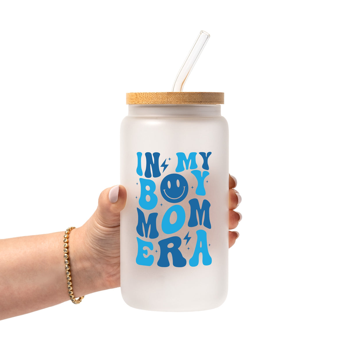 In My Boy Mom Era Glass Cups