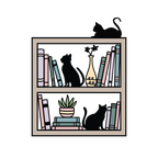 Shelf Cats Glass Cups