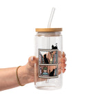 Shelf Cats Glass Cups