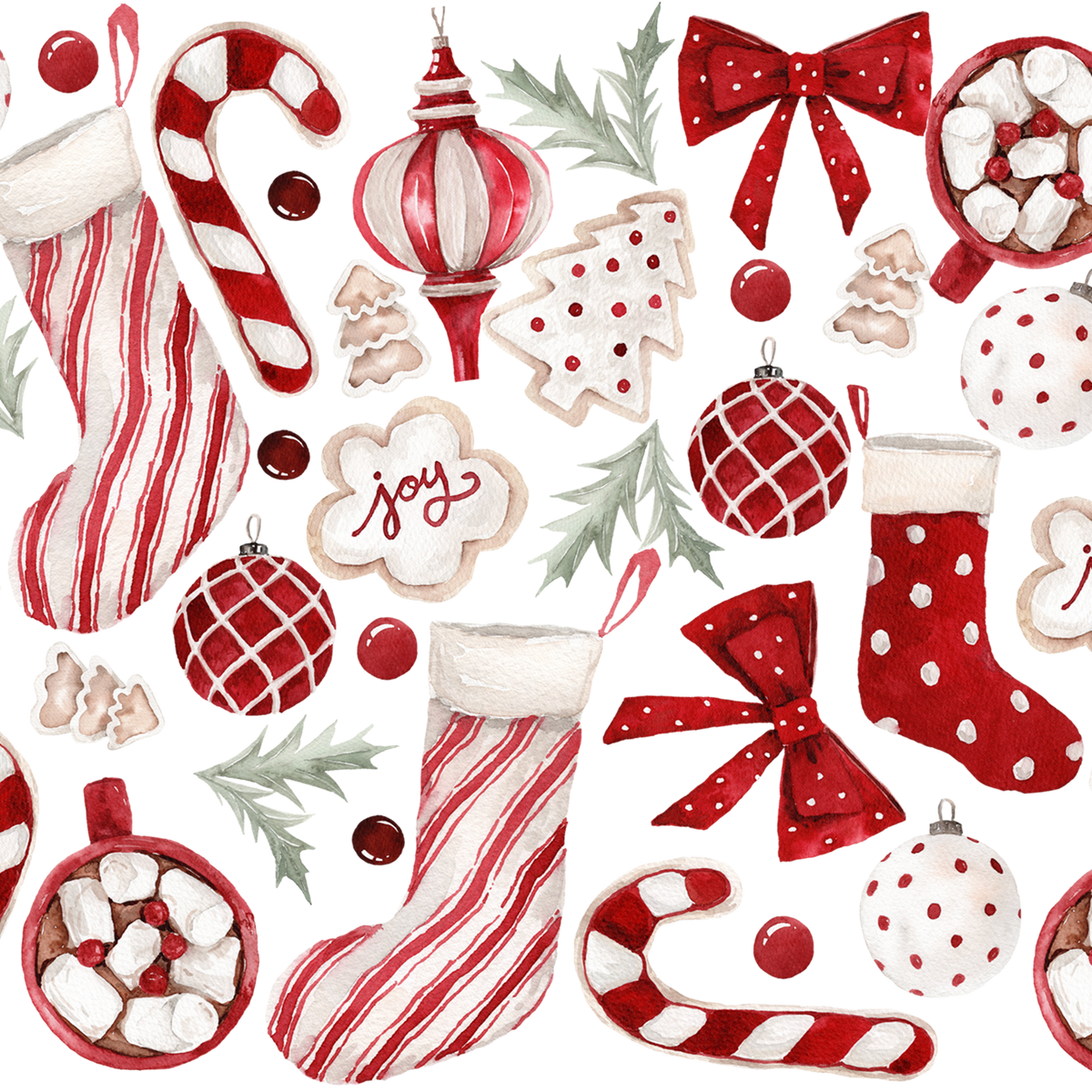 Cozy Christmas Glass Cups