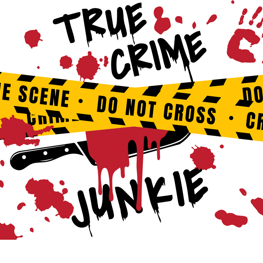 True Crime Junkie Glass Cups