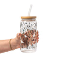 Spring Garden Geese Glass Cups