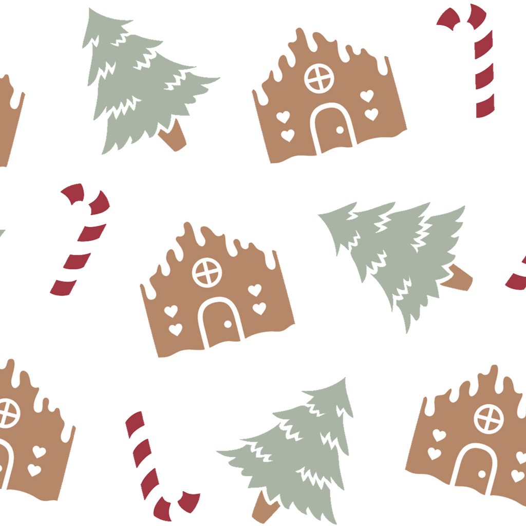Gingerbread House Christmas Glass Cups