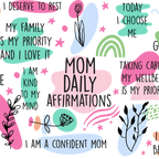Mom Daily Affirmations Glass Cups