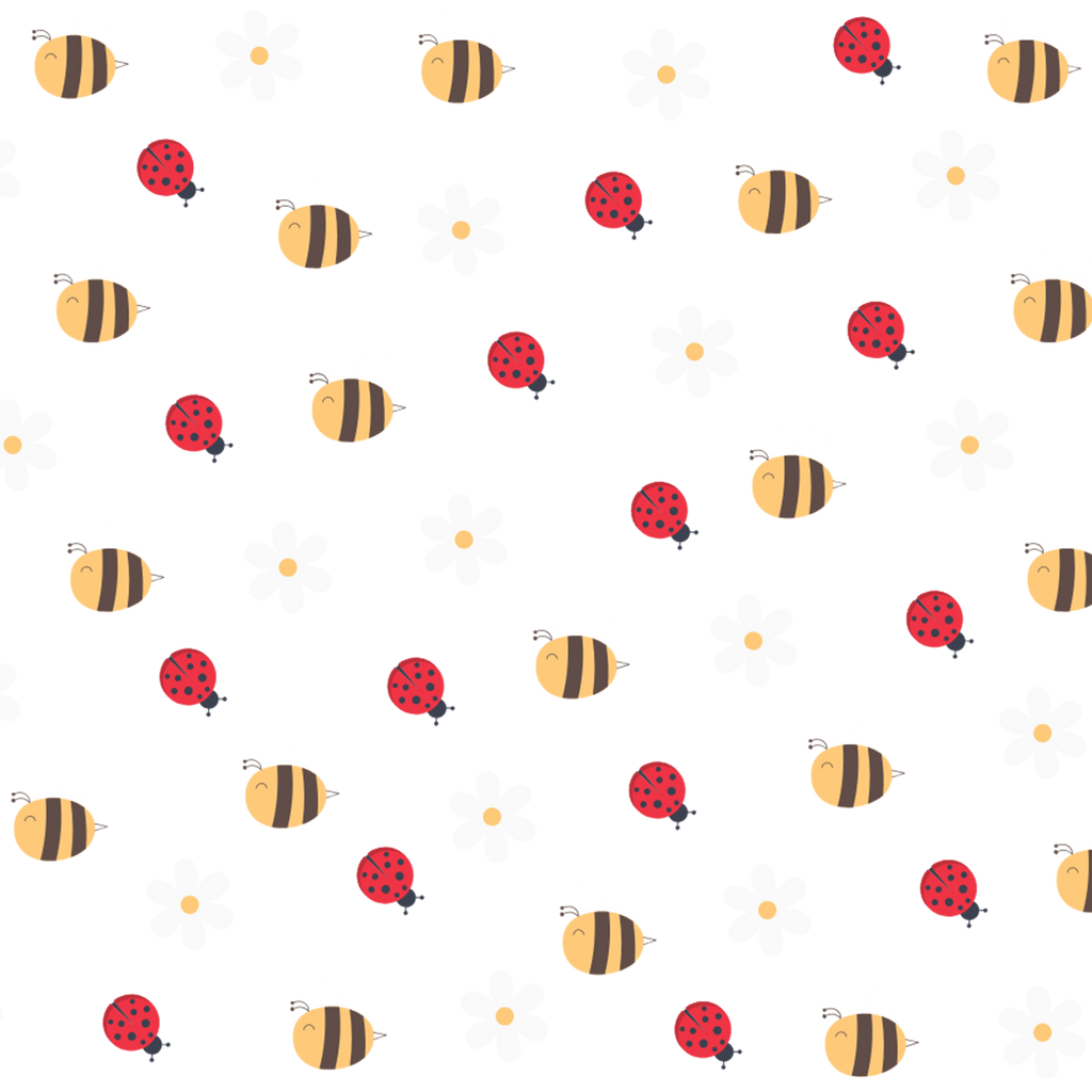 Mini Ladybugs & Daisies Glass Cups
