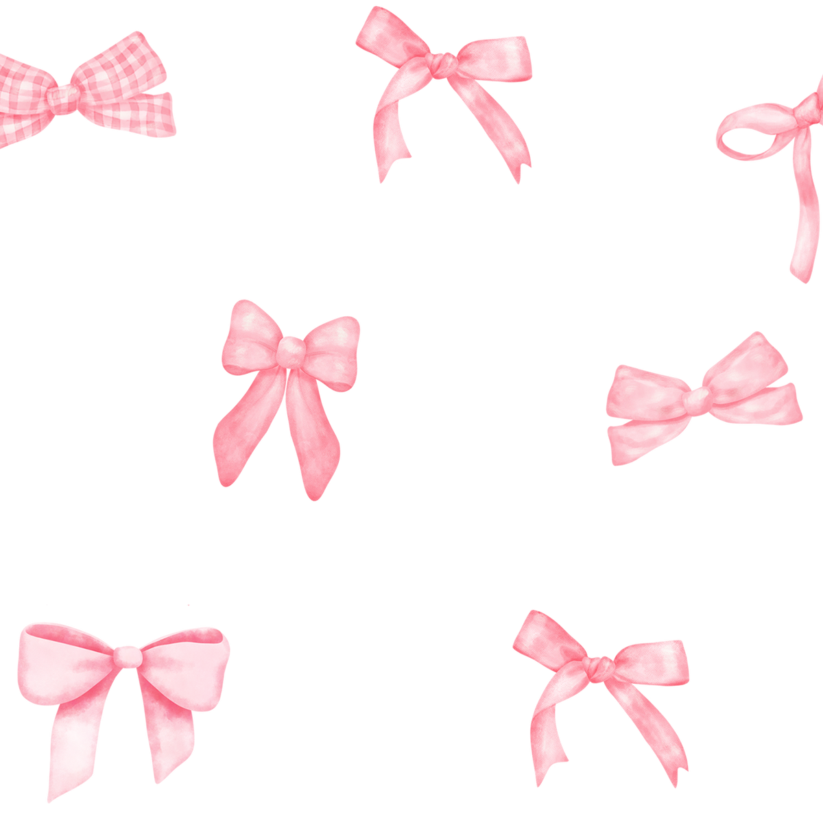 Pink Coquette Bows Glass Cups