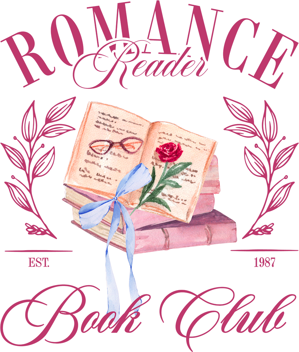 The Romance Reader Book Club Glass Cups